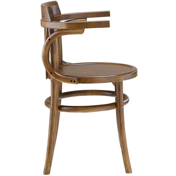 Stretch Dining Side Chair in Walnut