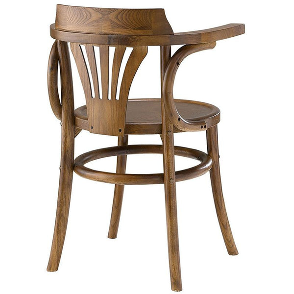 Stretch Dining Side Chair in Walnut