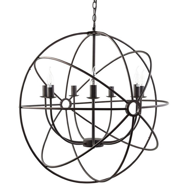 Atom Chandelier in Black