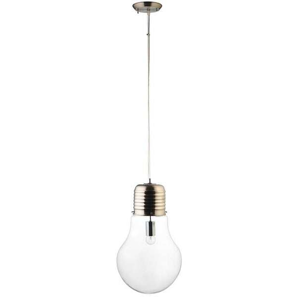 Edison Chandelier in Clear