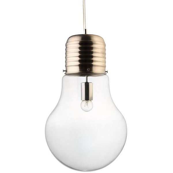 Edison Chandelier in Clear