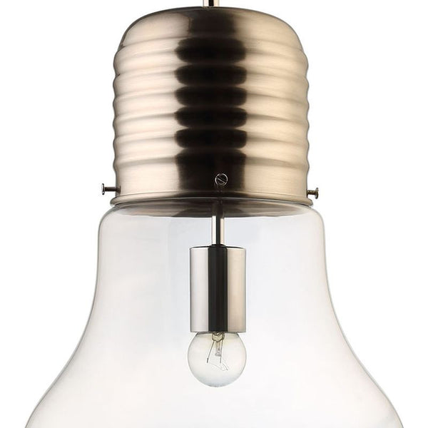 Edison Chandelier in Clear