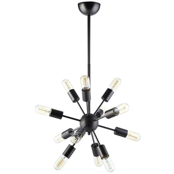 Spectrum Metal Chandelier in Black