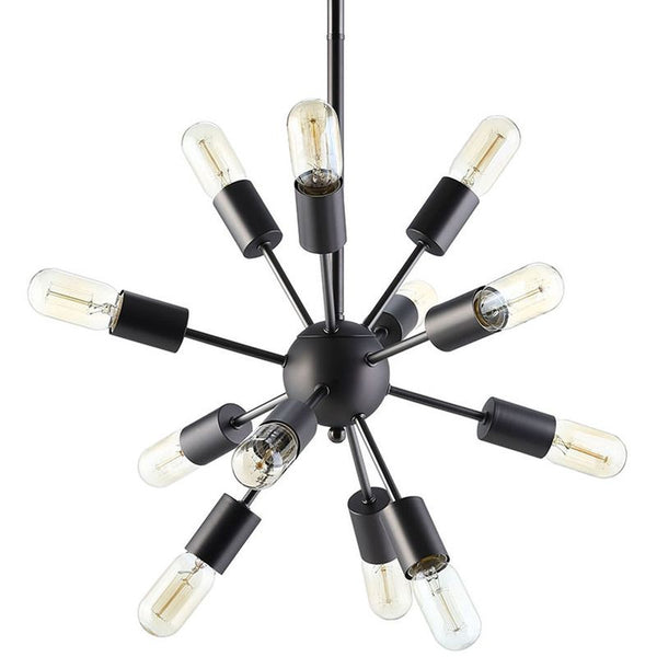 Spectrum Metal Chandelier in Black
