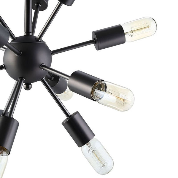 Spectrum Metal Chandelier in Black