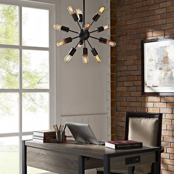 Spectrum Metal Chandelier in Black