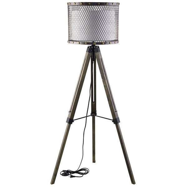 Fortune Floor Lamp in Antique Silver