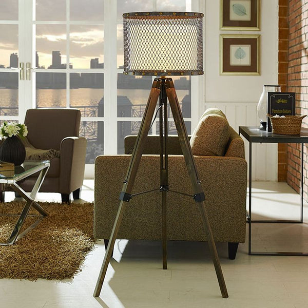 Fortune Floor Lamp in Antique Silver