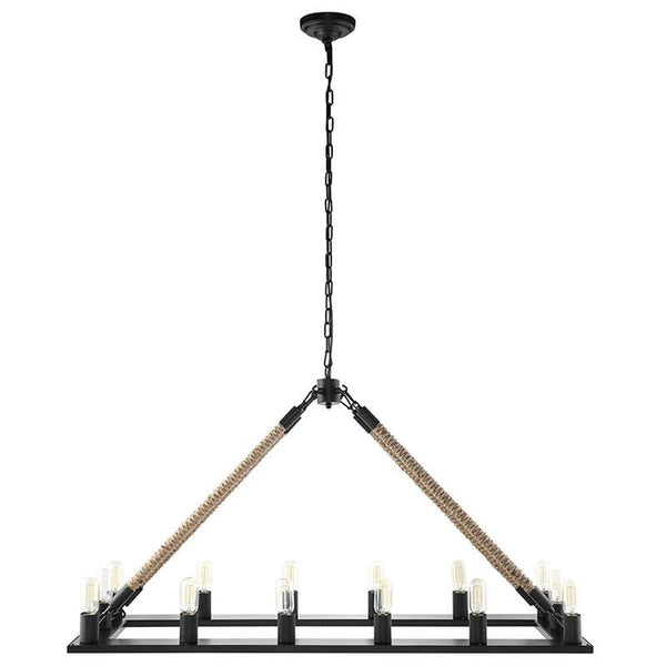 Bridge Chandelier in Black