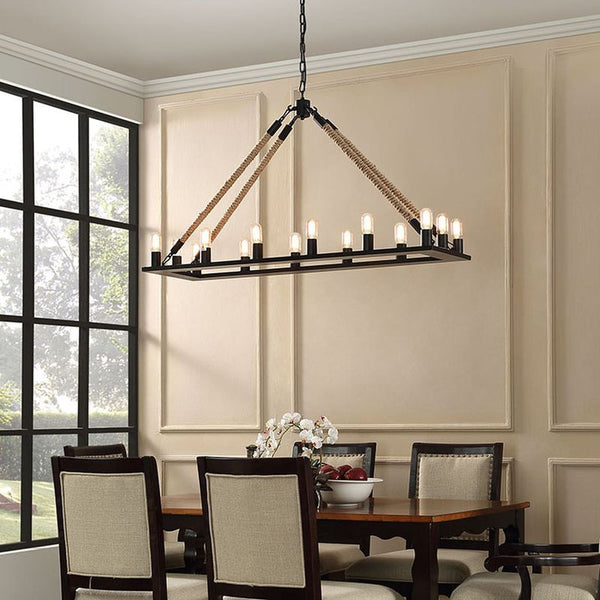 Bridge Chandelier in Black
