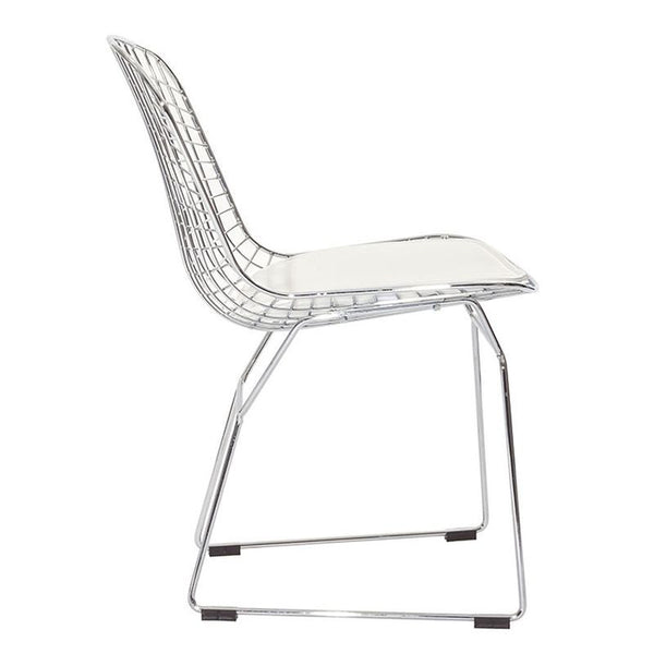 CAD Dining Side Chair in White