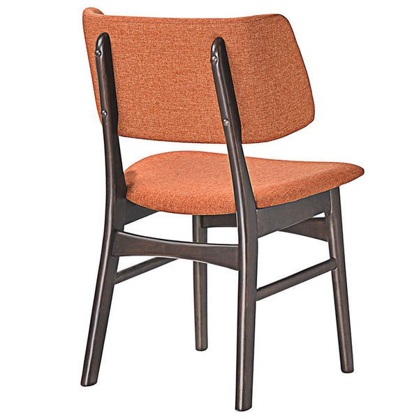 Vestige Dining Side Chair in Walnut Orange