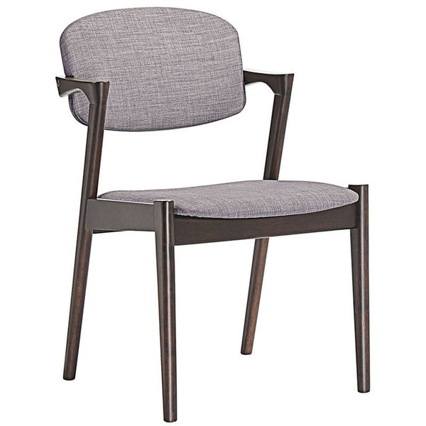 Spunk Dining Armchair in Walnut Gray