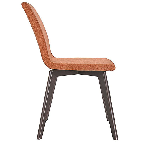 Proclaim Dining Side Chair in Walnut Orange