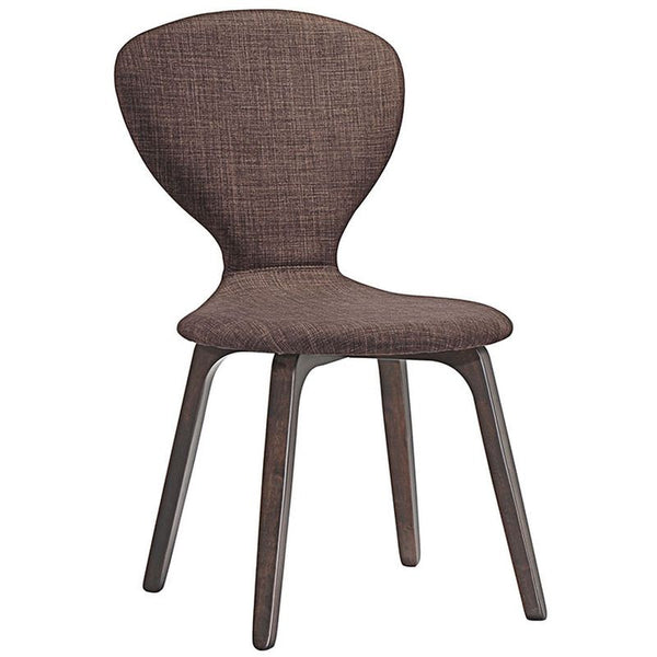 Tempest Dining Side Chair in Walnut Brown