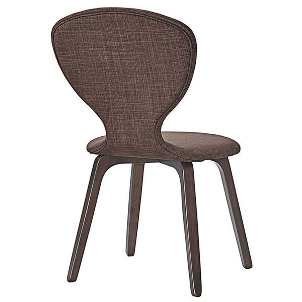 Tempest Dining Side Chair in Walnut Brown