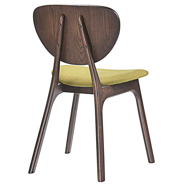 Murmur Dining Side Chair in Walnut Green