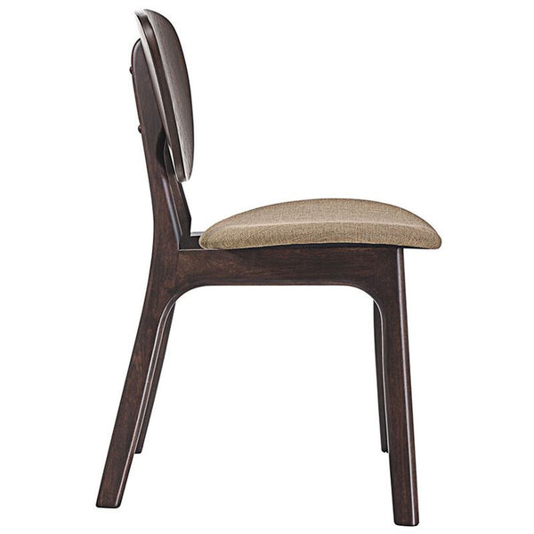 Murmur Dining Side Chair in Walnut Latte