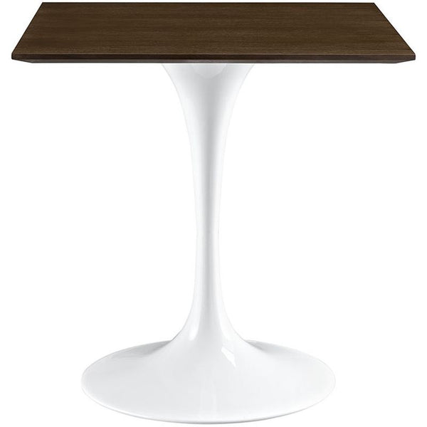 Lippa 28" Wood Dining Table in Walnut