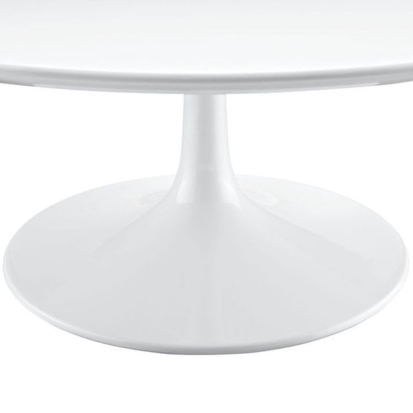 Lippa 40" Wood Top Coffee Table in White