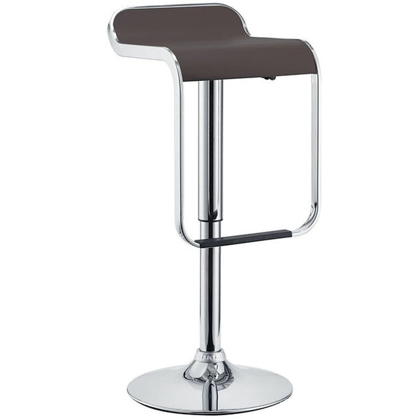 LEM Vinyl Bar Stool in Brown