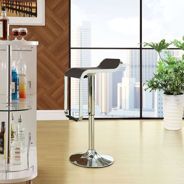 LEM Vinyl Bar Stool in Brown