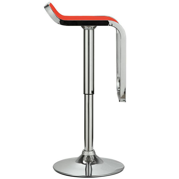 LEM Vinyl Bar Stool in Red