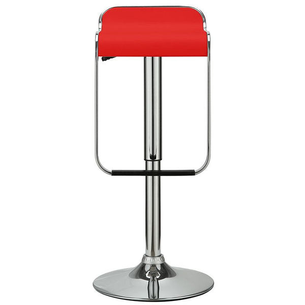 LEM Vinyl Bar Stool in Red