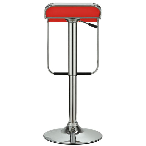 LEM Vinyl Bar Stool in Red