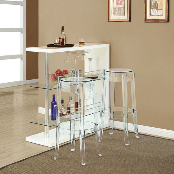Casper Bar Stool in Clear