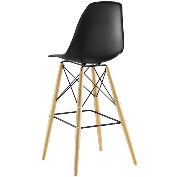 Pyramid Bar Stool in Black