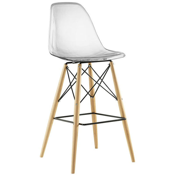 Pyramid Bar Stool in Clear