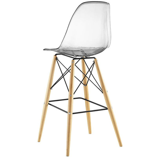 Pyramid Bar Stool in Clear