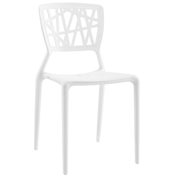 Astro Dining Side Chair in White