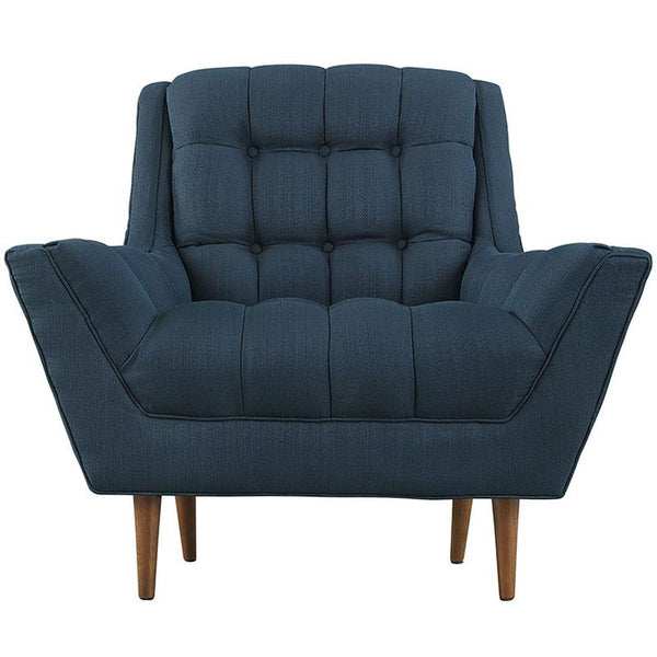 Response Fabric Armchair in Azure