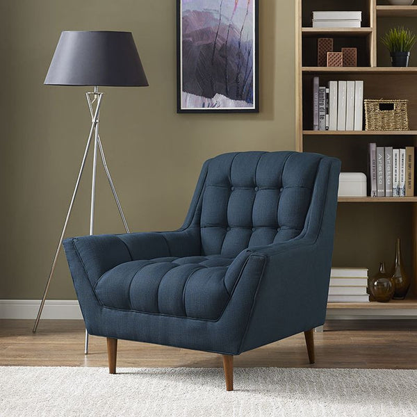 Response Fabric Armchair in Azure