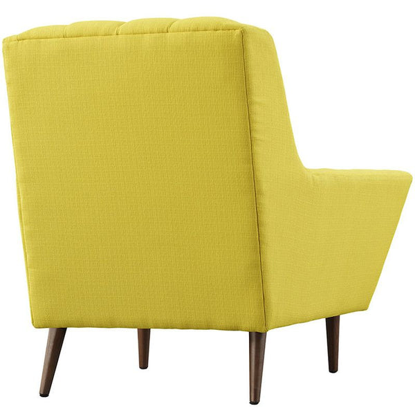 Response Fabric Armchair in Sunny