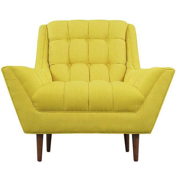 Response Fabric Armchair in Sunny