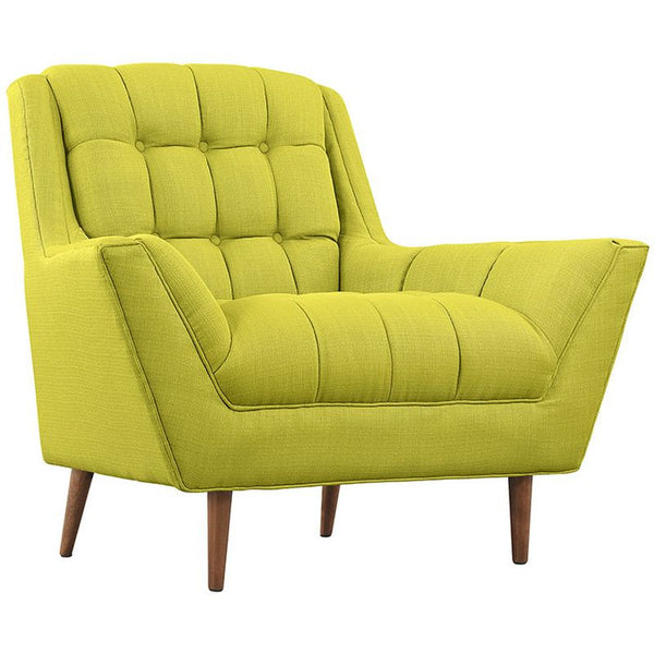 Response Fabric Armchair in Wheatgrass