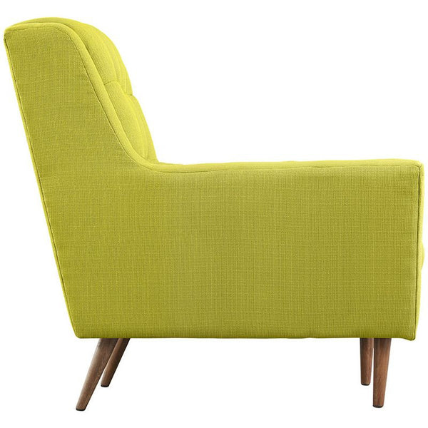 Response Fabric Armchair in Wheatgrass