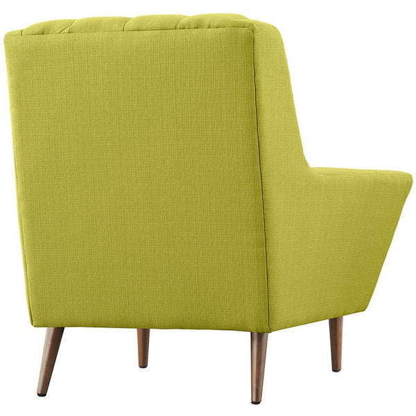 Response Fabric Armchair in Wheatgrass