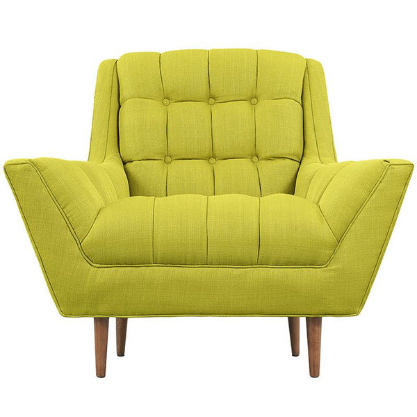 Response Fabric Armchair in Wheatgrass