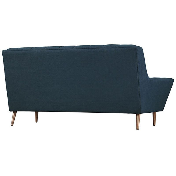 Response Fabric Loveseat in Azure