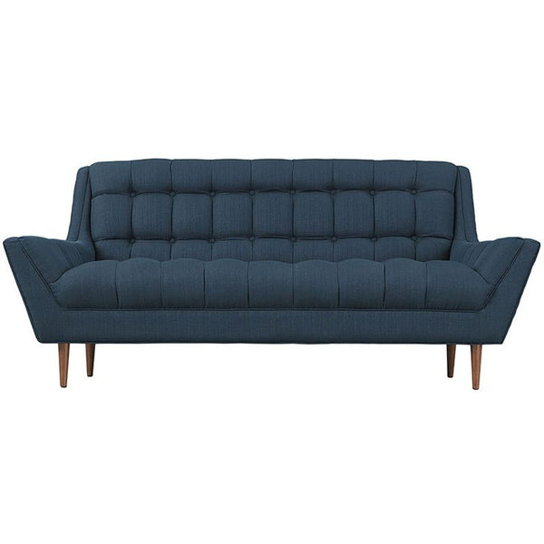Response Fabric Loveseat in Azure