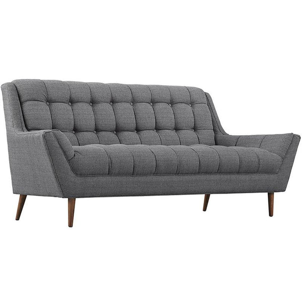 Response Fabric Loveseat in Gray