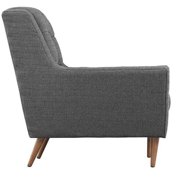 Response Fabric Loveseat in Gray