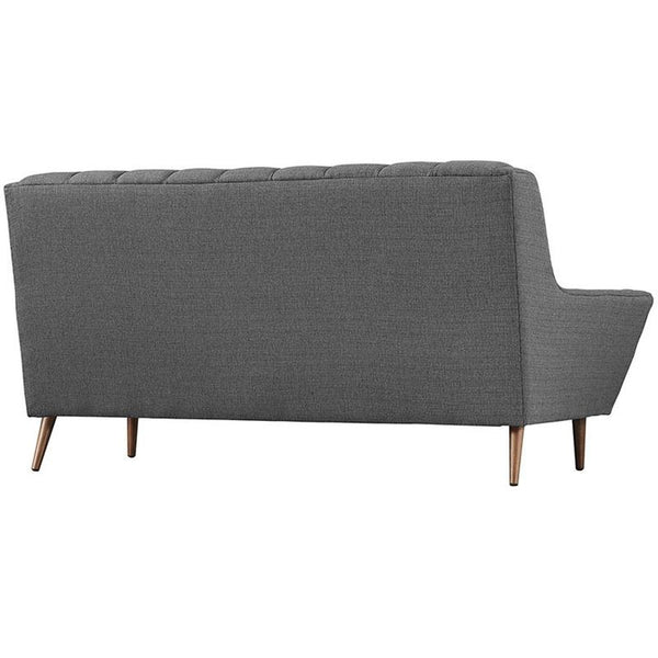 Response Fabric Loveseat in Gray