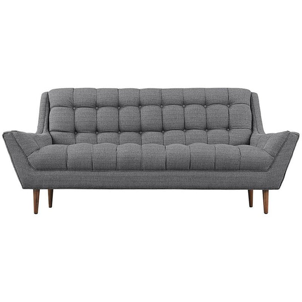 Response Fabric Loveseat in Gray