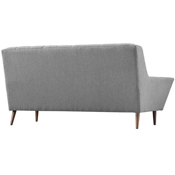 Response Fabric Loveseat in Expectation Gray