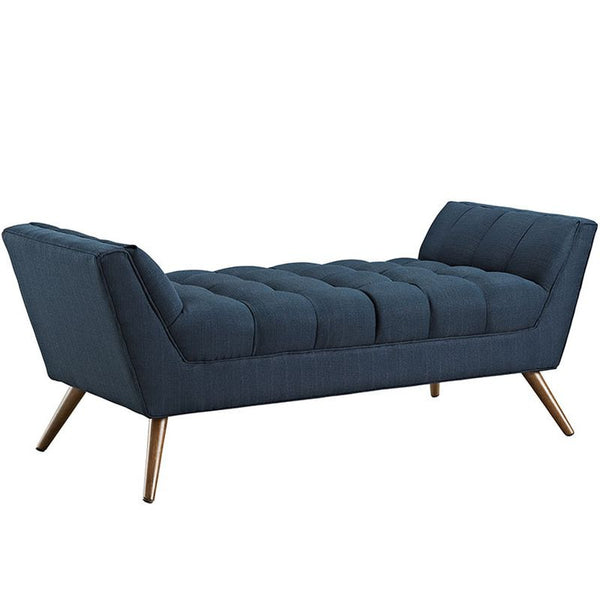 Response Medium Fabric Bench in Azure